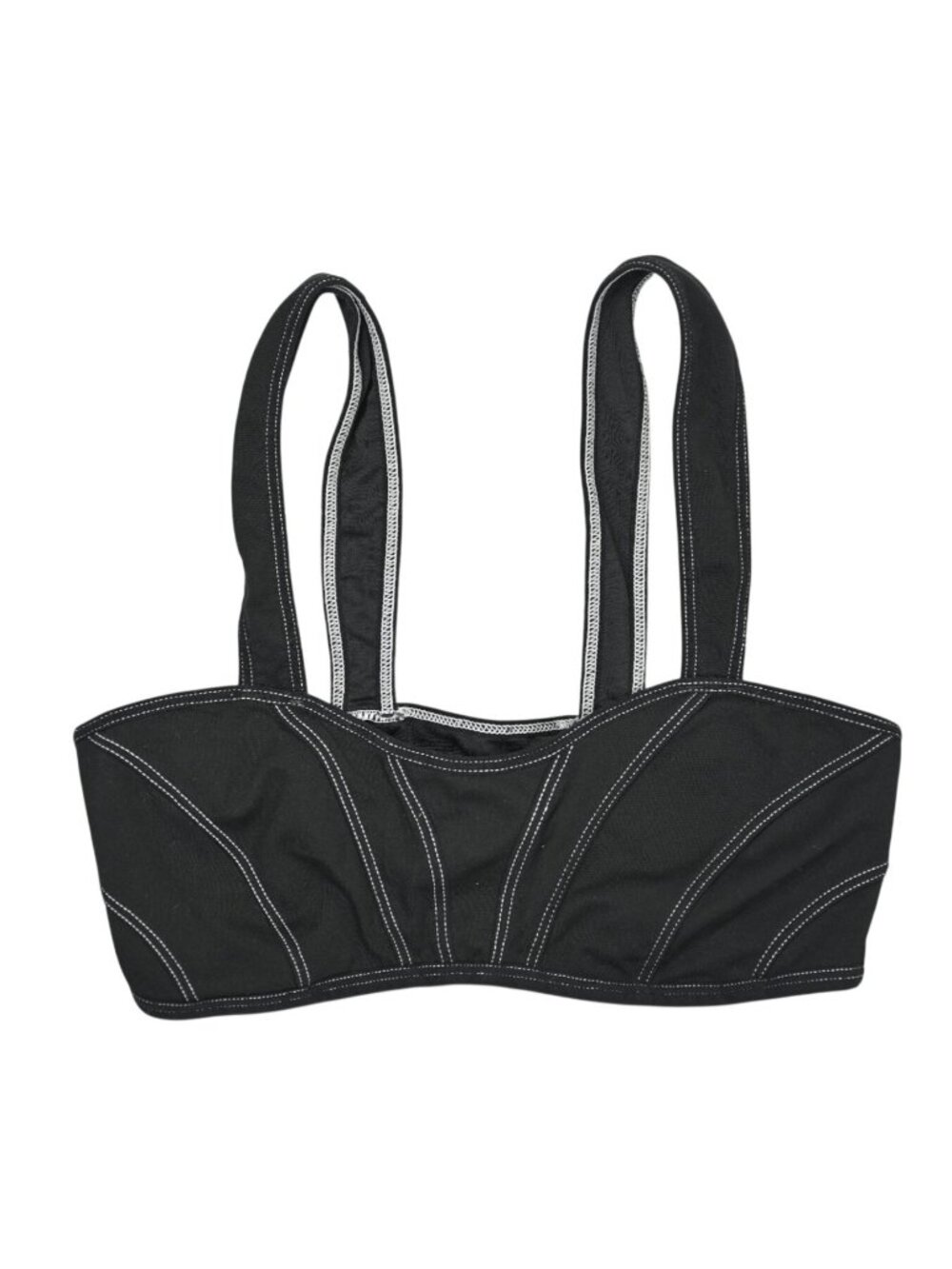 ALO Yoga Alosoft Sunray Bra in Black/White